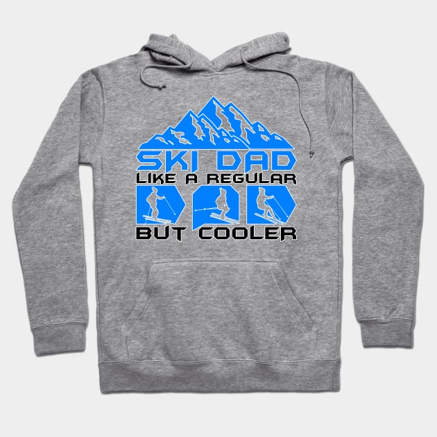 Ski Dad Like A Regular Dad But Cooler Hoodie by sagitarius